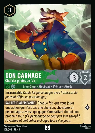 image-cartes-a-collectionner-lorcana-disney-game-tcg-lorcanacards-108-204-fr-8-don-carnage-chef-des-pirates-de-lair