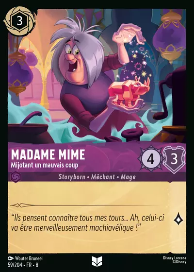 image-cartes-a-collectionner-lorcana-disney-game-tcg-lorcanacards-59-204-fr-8-madame-mime-mijotant-un-mauvais-coup