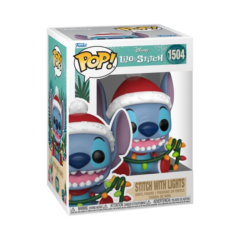 Figurine-Funko-Pop-Disney-Stitch-Holiday-Stitch-with-Lights